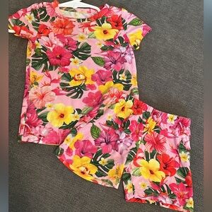 Posh Peanut Short Sleeve Matching Set